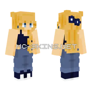 Navy Fixed Girl Minecraft skin