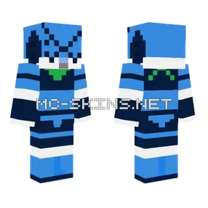 Navy Spaceman Minecraft skin