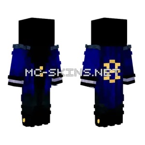 Navy Steve Leader Clothes Minecraft skin