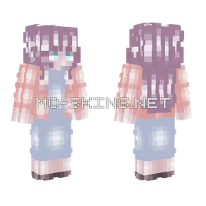 Nazuna Nanusa Casual Call of the Night Minecraft skin