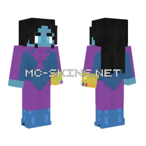 Nebula Girl Minecraft skin