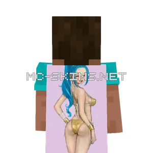 Nefertari Vivi Bikini cape, outside and lining