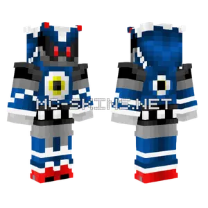 Neo Metal Sonic Minecraft skin