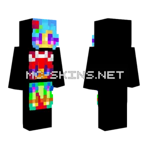 Neon Character Minecraft skin