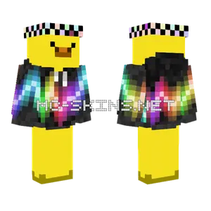 Neon Duck Minecraft skin