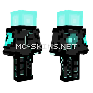 Neon Overlord Minecraft skin