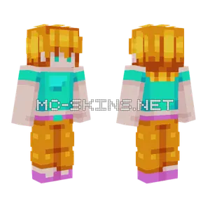 Neon Summer Pce Minecraft skin