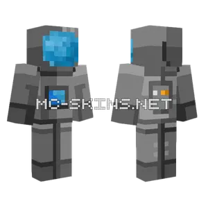 Neptune Space Person Minecraft skin