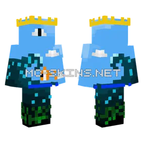 Nerithicv3 Blue Skin Minecraft skin