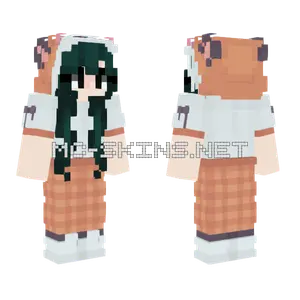 Nertix Fox Girl Minecraft skin