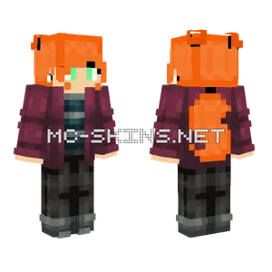 New Hair Shading Style Minecraft skin