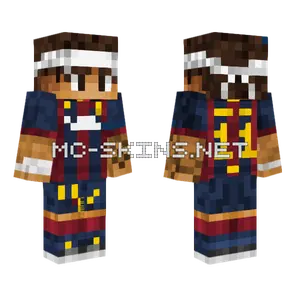 Neymar Barca 2013 2015 Minecraft skin