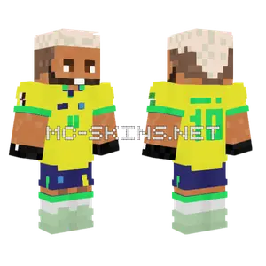 Neymar Brasil Skin Minecraft skin
