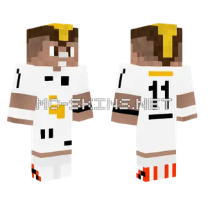 Neymar Jr Santos 2013 14 Minecraft skin