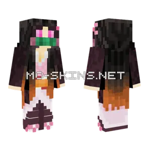 Nezuko Kamado Minecraft skin