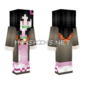 Nezuko Kamado Minecraft skin