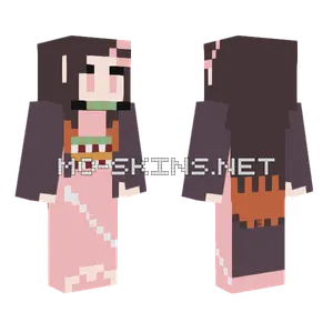Nezuko Kamado Minecraft skin