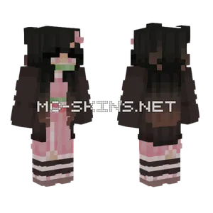 Nezuko Kamado Minecraft skin