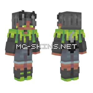Night Running Minecraft skin