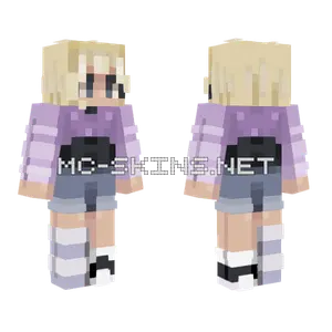 Night Tide Girl Minecraft skin