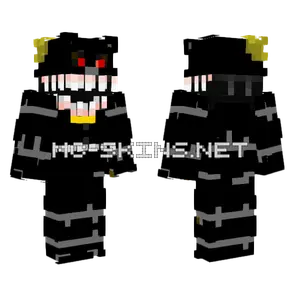 Nightmare FNAF Yellow Hat Minecraft skin