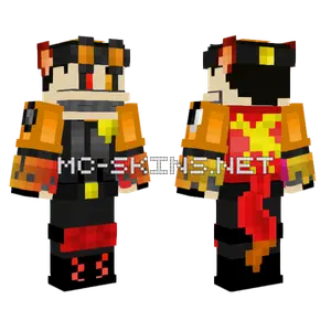 Nightmare Fox Hunter Minecraft skin