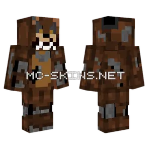 Nightmare Freddy FNAF 4 Minecraft skin