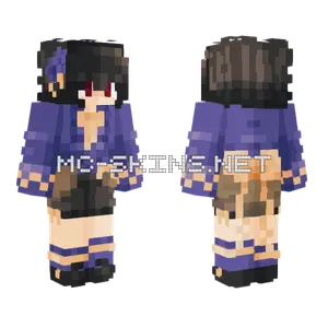 Nightshade Dangerous Beauty Minecraft skin