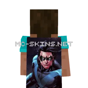 Nightwing cape, outside and lining
