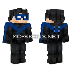 Nightwing Skin Minecraft skin