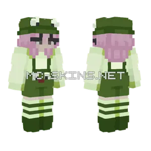Nihachu Green Geckos Minecraft skin