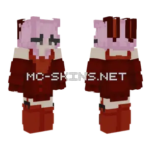Nihachu Red Rabbits Minecraft skin