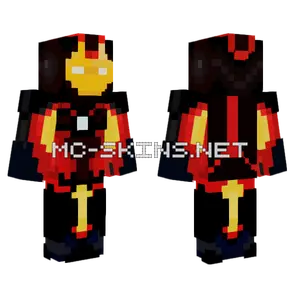 Ninja Iron Man Minecraft skin