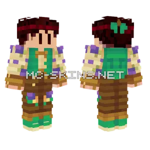 Ninjy Emerald Eagles Minecraft skin