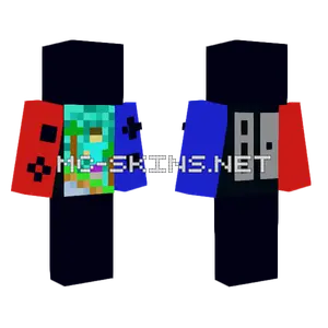 Nintendo Switch Man Minecraft skin