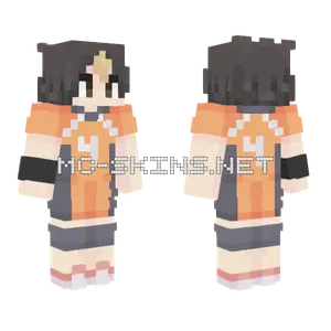 Nishinoya Edited Minecraft skin