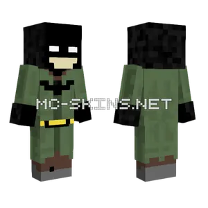Nitwit Batman Villager Minecraft skin