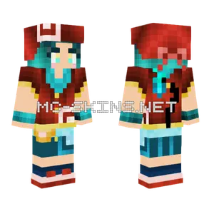 Nmabce Pokemon Trainer Minecraft skin