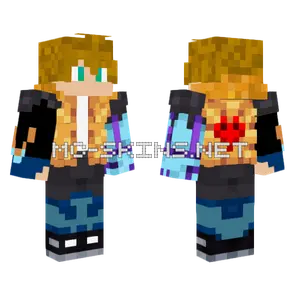 No Armor Hardcore Minecraft skin