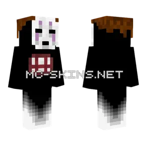 No Face Kaonashi With Mouth Minecraft skin