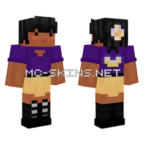 Nonbinary Inspired Outfit Minecraft skin