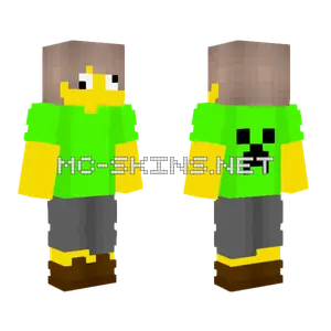 Noob Boy Survival Minecraft skin