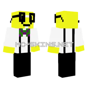 Noob Nerd Minecraft skin