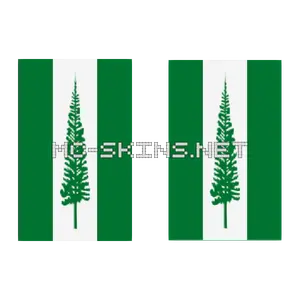 Norfolk Island Flag cape, outside and lining