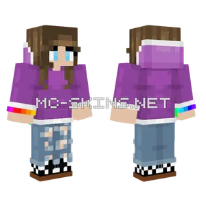 Normal Girl Minecraft skin