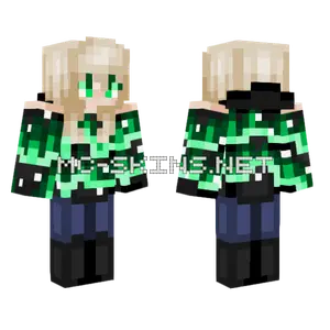 Northern Lights Girl Minecraft skin