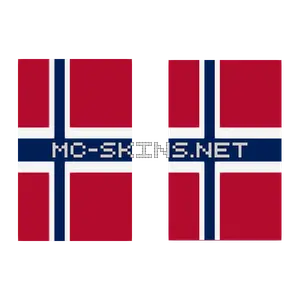 Norway Flag cape, outside and lining