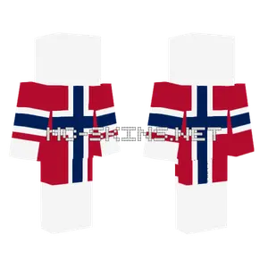Norway Shirt Minecraft skin
