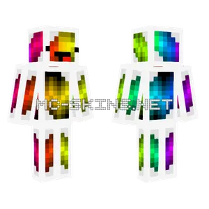 Not Rainbow Skeppy Minecraft skin