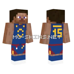 Nuggets Statement Jersey Minecraft skin
